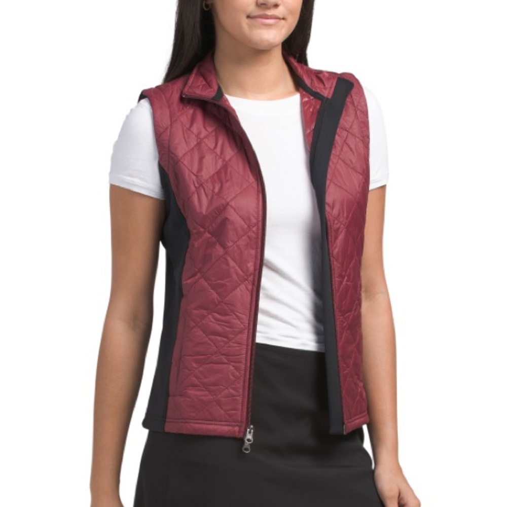 Kastel Denmark Burgundy Quilted Performance Vest